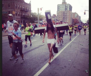 Jezus Chrystus na maratonie!