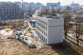 NOHO ONE w Warszawie w budowie