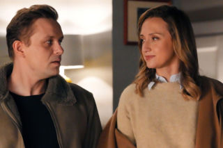 Barwy szczęścia odc. 3369. Asia (Anna Gzyra), Hubert (Marek Molak)