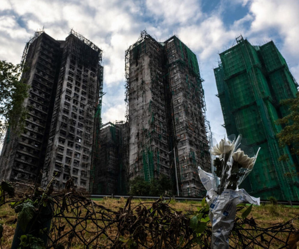 Hongkong/ Policja: zakończono przeszukiwanie pogorzeliska na osiedlu Tai Po; w pożarze zginęło 159 osób