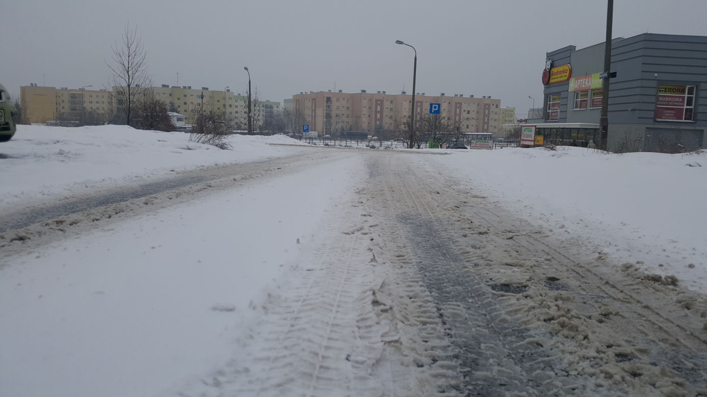 W Bydgoszczy znów prószy śnieg