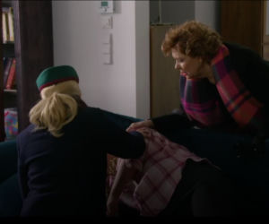 Przyjaciółki 13 sezon, odcinek 158. Patrycja (Joanna Liszowska), Anka (Magdalena Stużyńska), Ela (Elżbieta Jarosik)