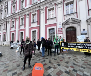 Pikieta os. maltańskie na placu kolegiacki 12.2025