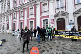 Pikieta os. maltańskie na placu kolegiacki 12.2025