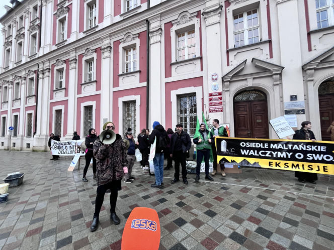 Pikieta os. maltańskie na placu kolegiacki 12.2025