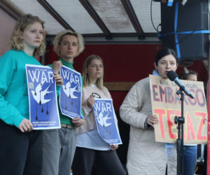  Stop finansowaniu wojen. Manifestacja w Warszawie