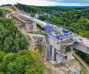 Budowa drogi S19. Najwyższa estakada w Polsce