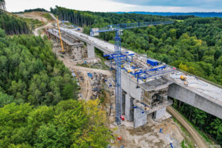Budowa drogi S19. Najwyższa estakada w Polsce