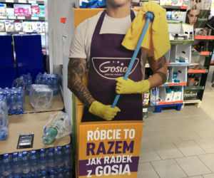 Radek reklamuje szmatki Gosi
