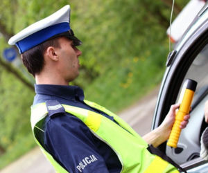 Kontrola trzeźwości, policja