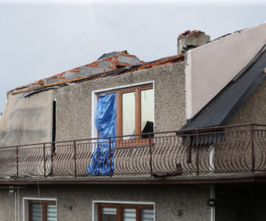 Trąba powietrzna nad Sądecczyzną 