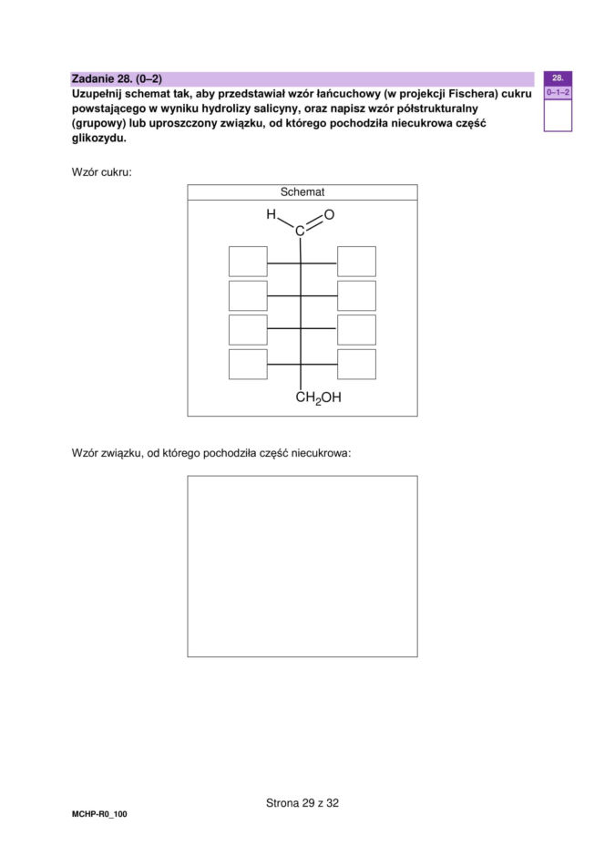 Matura próbna 2026 - chemia