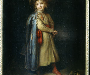 Caspar Netscher - Portret Chlopca w stroju polskim 1668-72