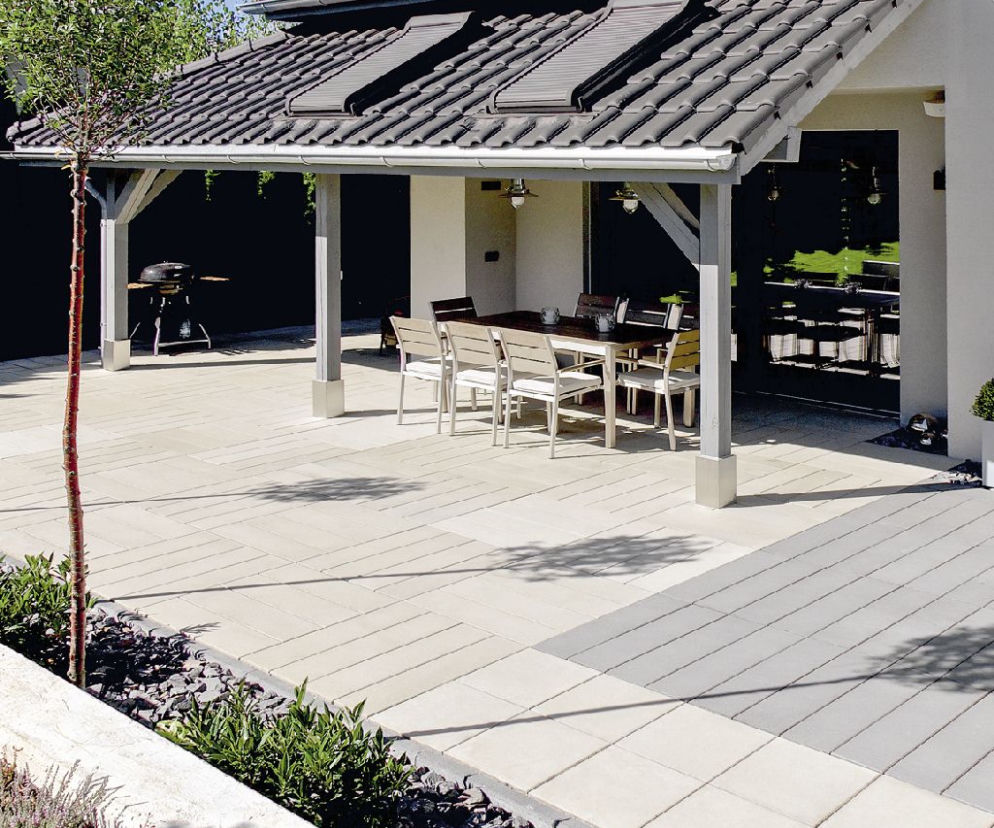 Nawierzchnia tarasu z płyt betonowych