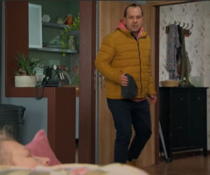 Barwy szczęścia odc. 2637. Basia (Sławomira Łozińska), Borys (Jakub Wieczorek)