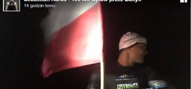 Sebastian Karaś - pokonał Bałtyk wpław jako pierwszy na świecie! 