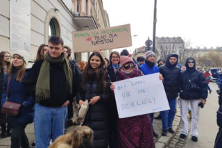 Kraków. Protest przeciwko budowie hoteli na Kazimierzu