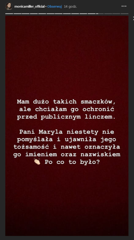 Monika Miller wściekła na Marylę Rodowicz