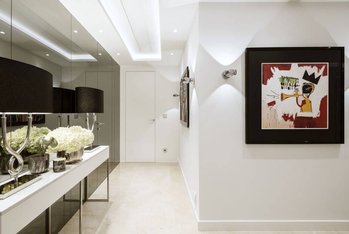 Nowoczesna elegancja – projekt apartamentu w Warszawie