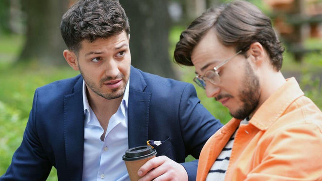 Barwy szczęścia odc. 3265. Justin (Jasper Sołtysiewicz), Kajtek (Jakub Dmochowski)