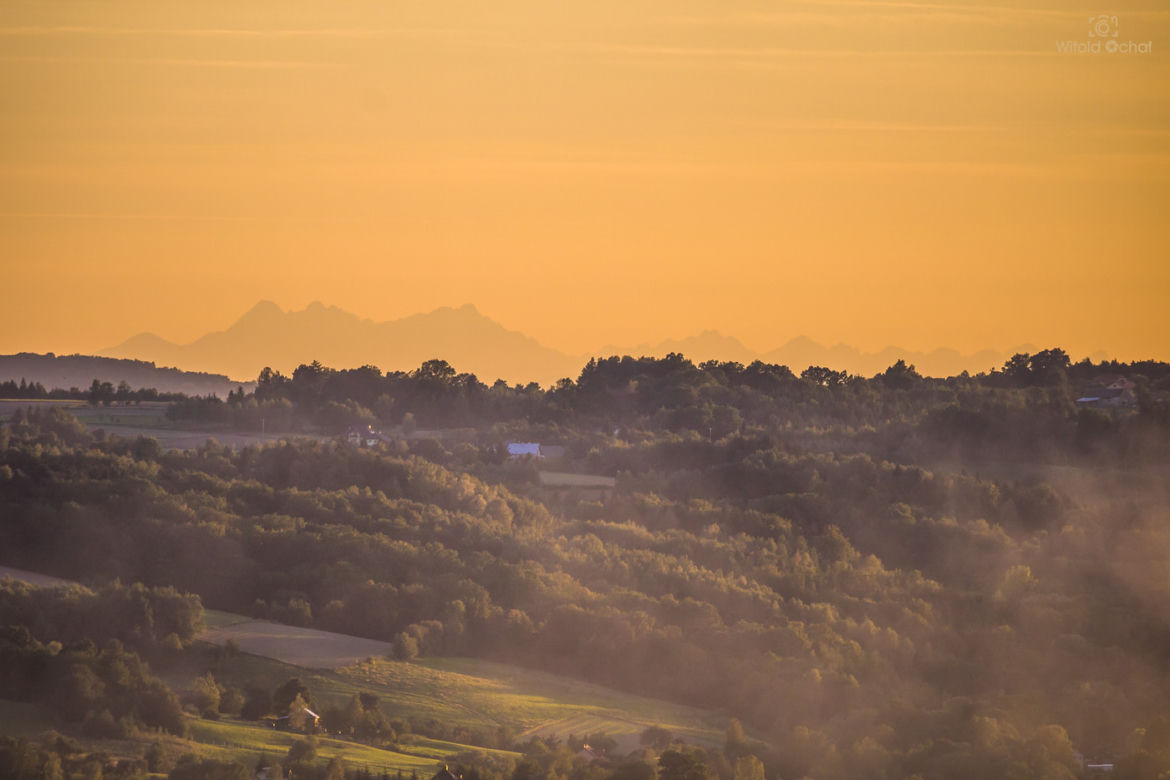 Tatry widoczne z Podkarpacia