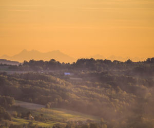 Tatry widoczne z Podkarpacia