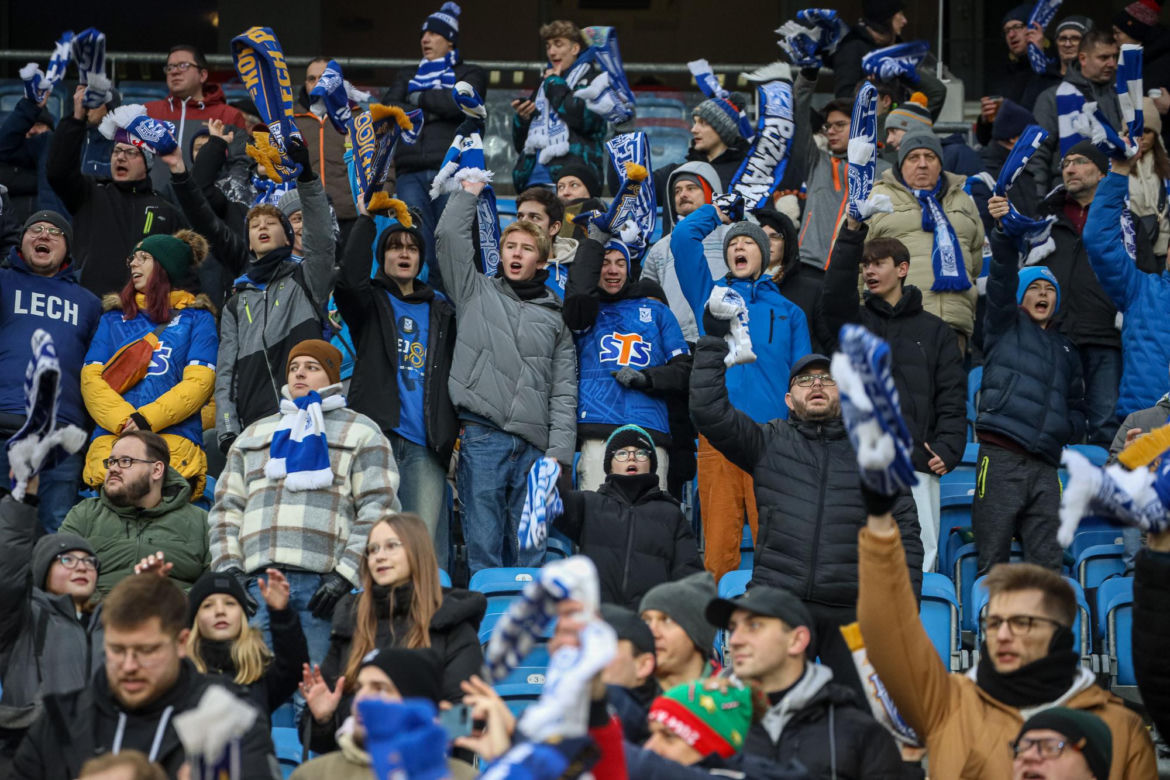  Tak bawili się kibice na meczu Lech Poznań - Piast Gliwice