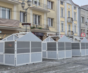 Ozdoby świąteczne oraz jarmark w Białymstoku