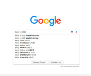 Łódź w Google. Czego szukamy najczęściej?