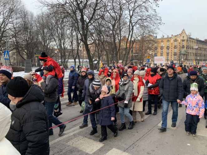 Orszak Trzech Króli w Katowicach przeszedł do Archikatedry