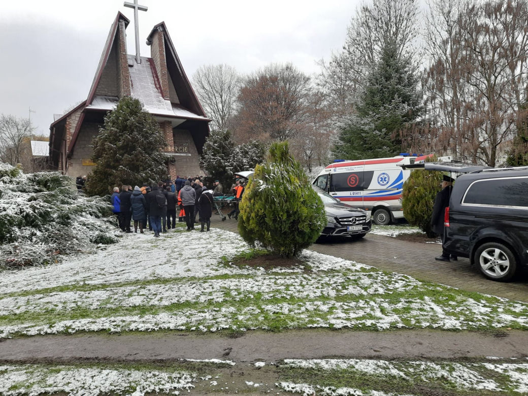 Tak żegnają  Bogusława, ofiarę wybuchu w  Przewodowie