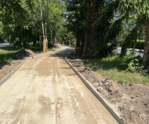 Budowa ścieżki rowerowej na Gronowie