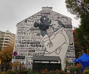 Nowy mural w Krakowie na cześć Andrzeja Wajdy. Żona reżysera nie kryje zachwytu