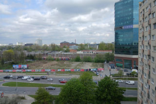 Przyszła lokalizacja inwestycji mieszkaniowej Aleje 138 w Warszawie