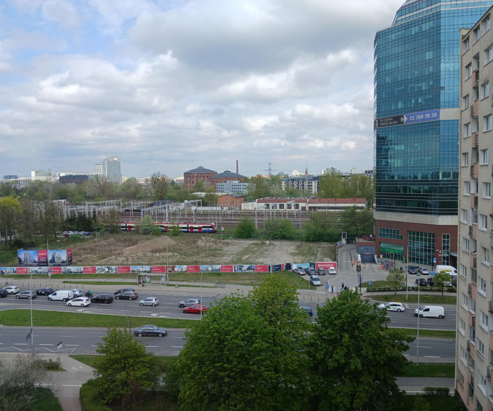 Przyszła lokalizacja inwestycji mieszkaniowej Aleje 138 w Warszawie