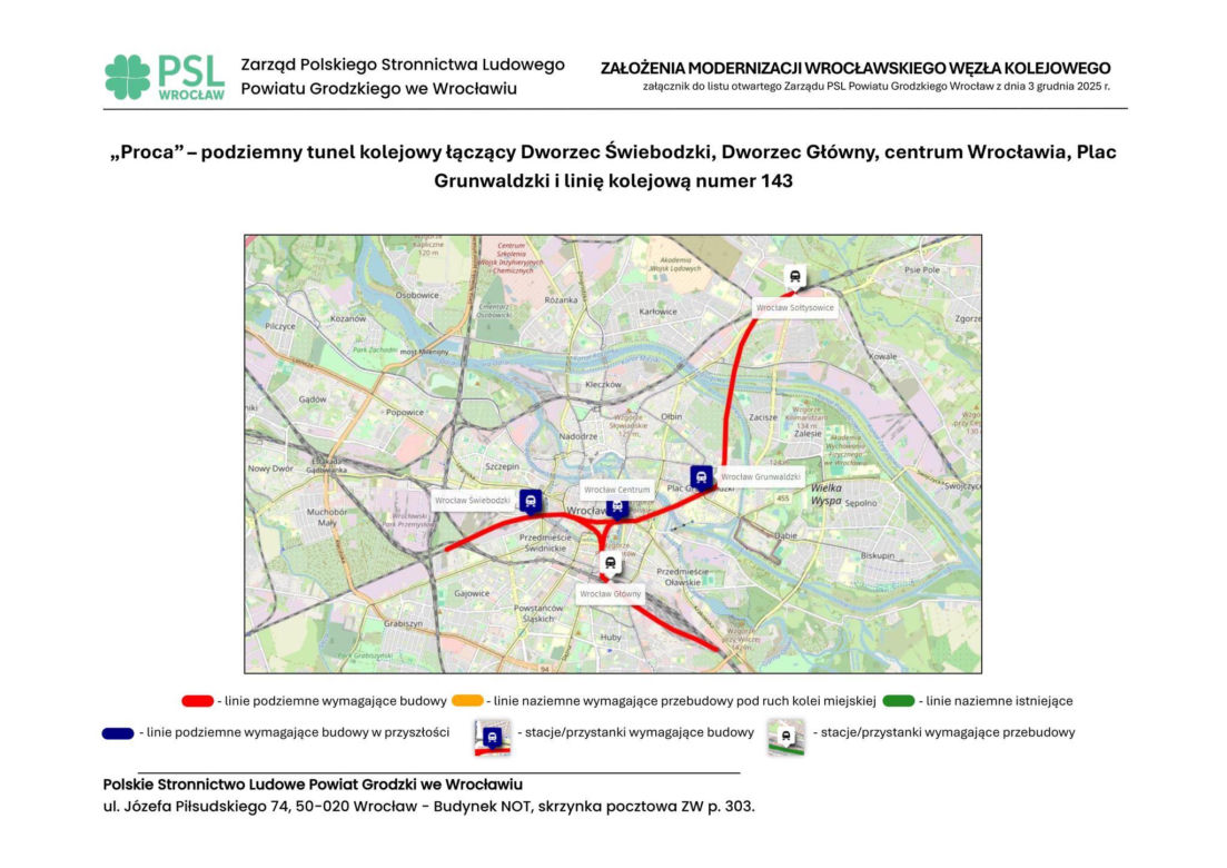 Koncepcja budowy metra we Wrocławiu