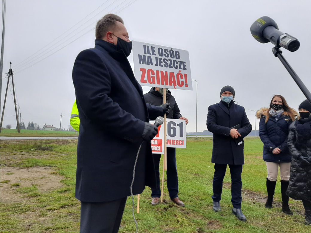 Niebezpieczne skrzyżowanie w Chojnach Młodych