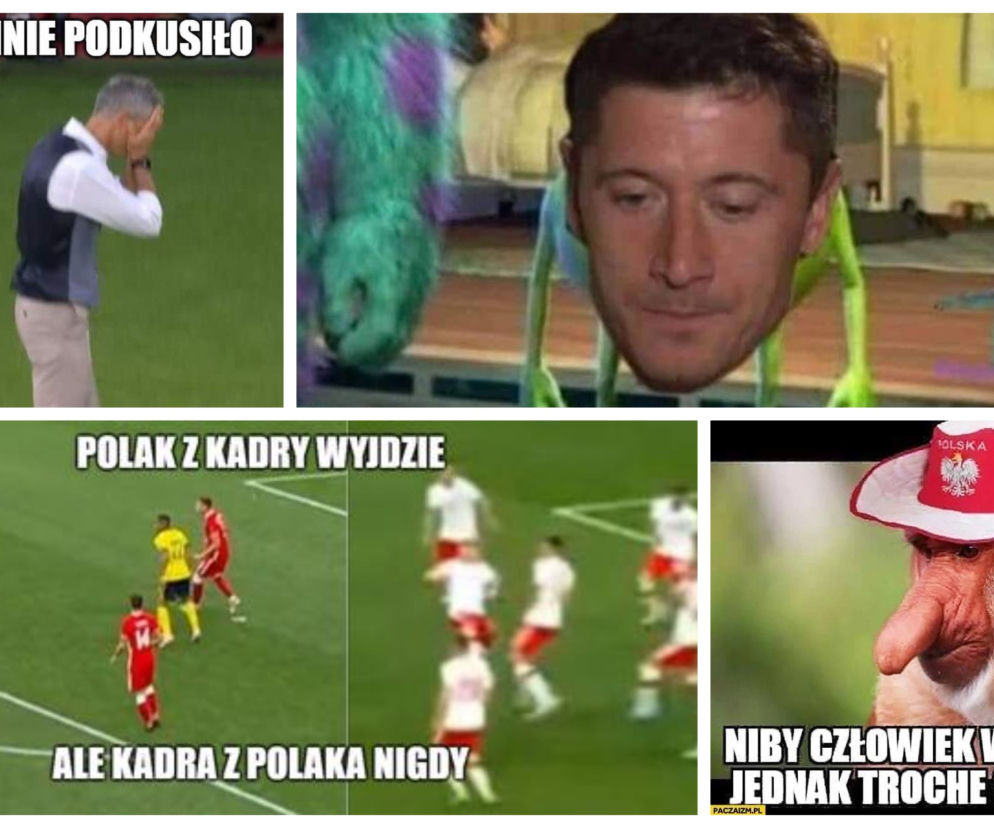 Mecz Polska - Szwecja: MEMY PO MECZU. Polska odpada z Euro 2020 [ZDJĘCIA]