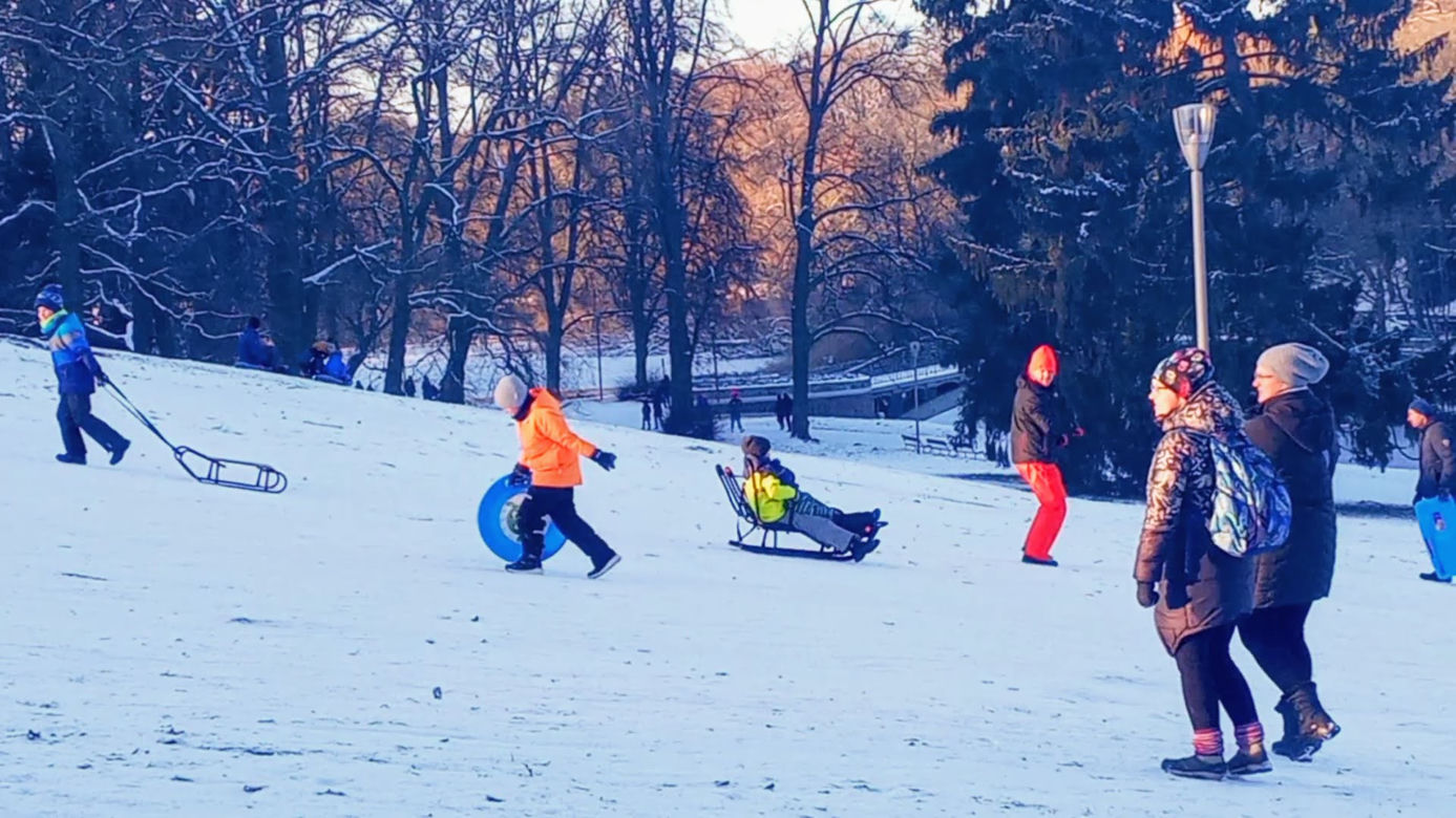 Białe święta w Szczecinie