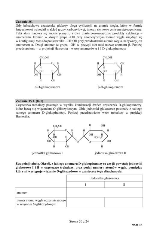 Matura 2020 ARKUSZE CKE: Chemia