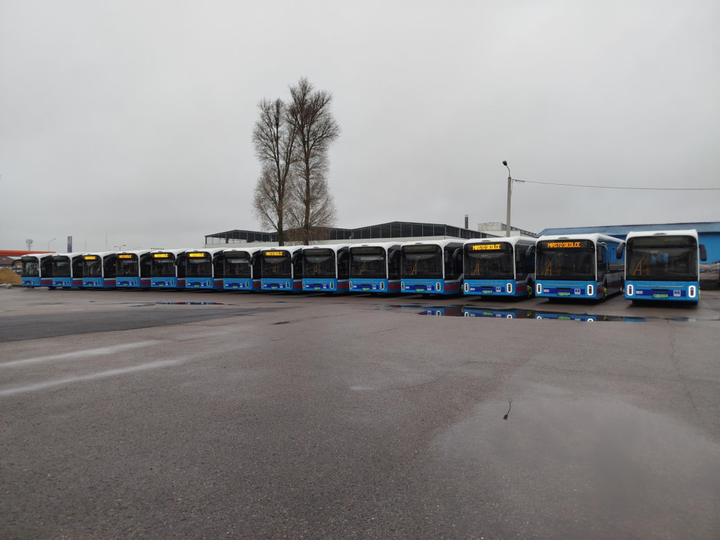 Nowe chińskie autobusy elektryczne marki Yutong w Siedlcach