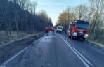 Karambol pod Wyszkowem! Cztery auta rozbite, droga zablokowana