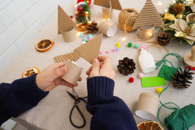 Ozdoby świąteczne z papieru