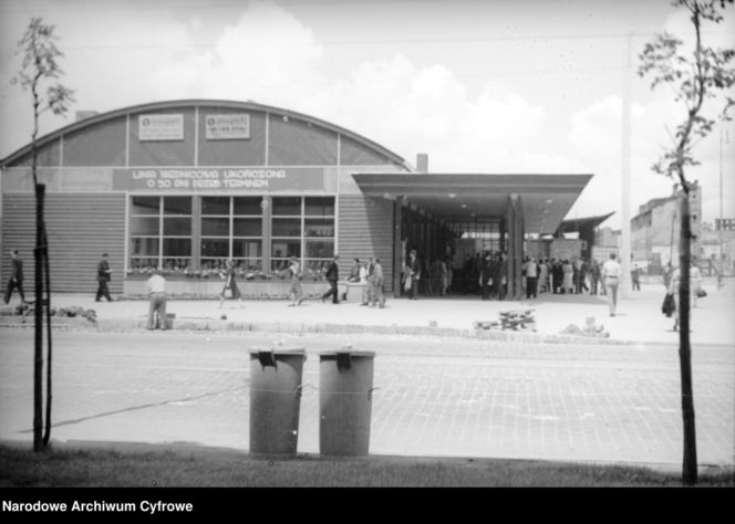 Dworzec Gdański w 1949 roku