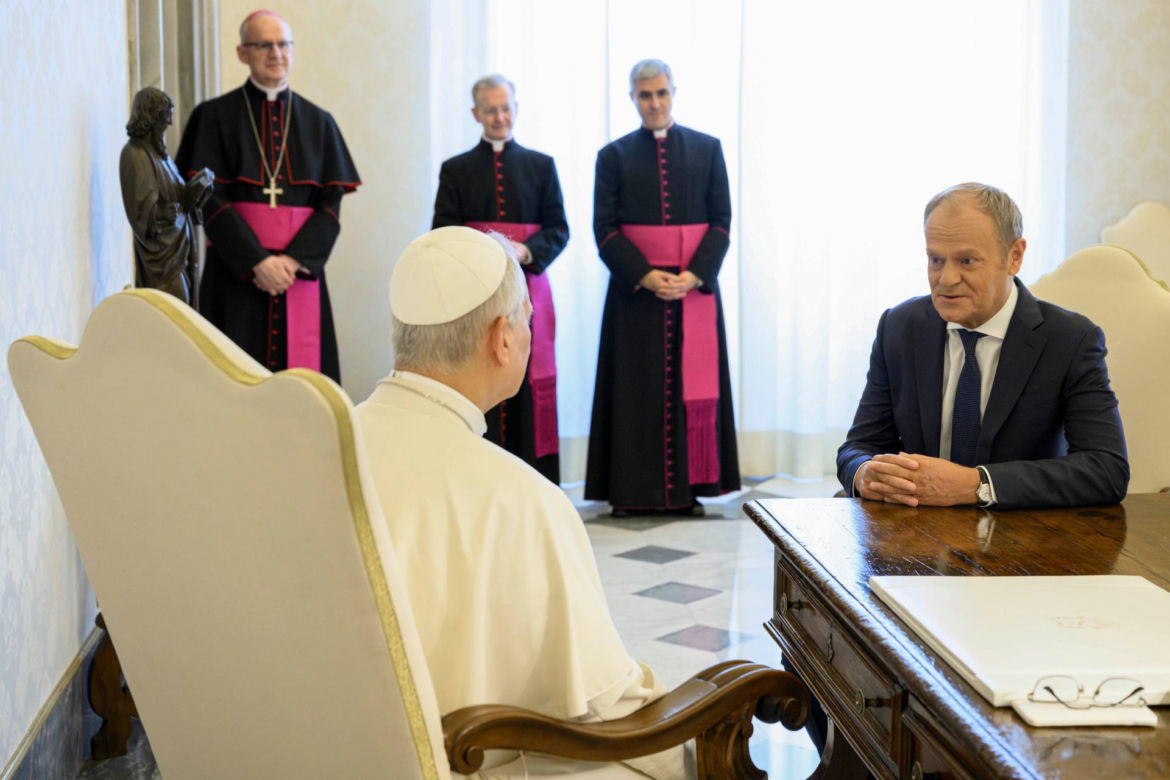 Donald Tusk u papieża Leona XIV