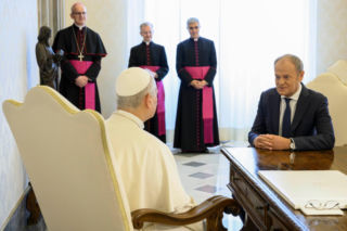 Donald Tusk u papieża Leona XIV