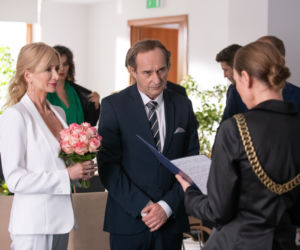 Na Wspólnej odc. 2730. Ewa (Ewa Gawrykuk), Arek Ostrowski (Marek Kalita)