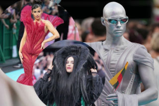 Eurowizja 2026 jak Met Gala! Szalone i zjawiskowe kreacje na turkusowym dywanie [ZDJĘCIA]
