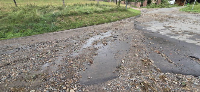 Krajobraz jak po apokalipsie. Wichura zniszczyła gminę Mysłakowice w kilkanaście minut
