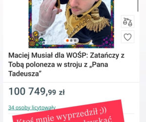 Maciej Musiał zabrał głos po zakończeniu aukcji dla WOŚP. Aktor nie krył zaskoczenia